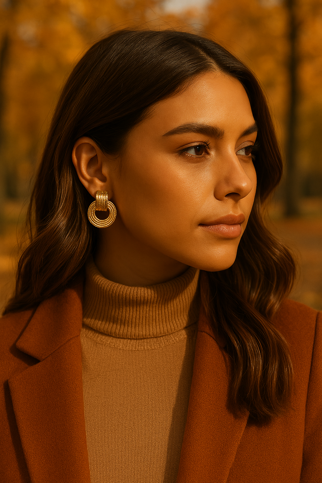 Golden Nature & Statement Layering: dé sieradentrend van de herfst 2025